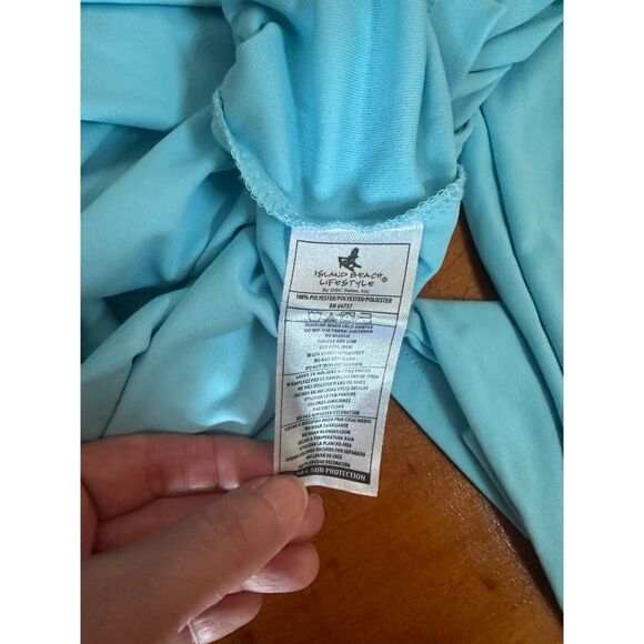 Island Beach Lifestyle Destin Florida Women’s XL Blue UPF 50+ Long Sleeve Shirt - Picture 5 of 5